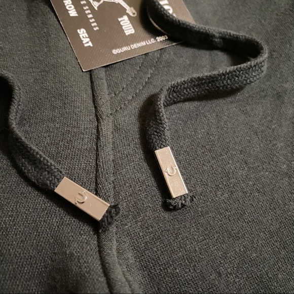 True Religion Large Branded Slim Jogger- Color Coal - Picture 8 of 16